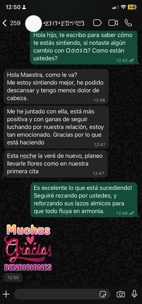 Testimonio WhatsApp 4